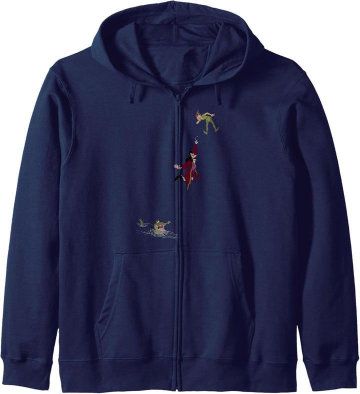 Disney Peter Pan Hook Falling To The Alligator Kapuzenjacke