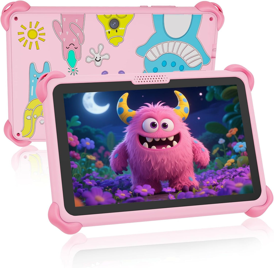 VESWWE Kinder Tablet 7 Zoll Android Tablet für Kinder 32GB ROM Kindertablet mit Schutzhülle WiFi6 Ki