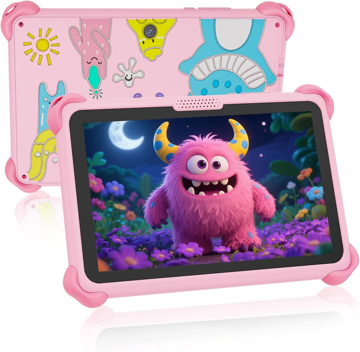 VESWWE Kinder Tablet 7 Zoll Android Tablet für Kinder 32GB ROM Kindertablet mit Schutzhülle WiFi6 Ki