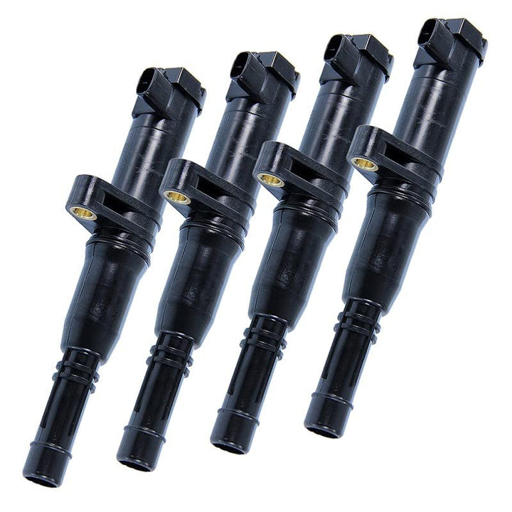 BESTPRICE 4x Zündspule 2-polig Zündmodul 12V Stabzündspule