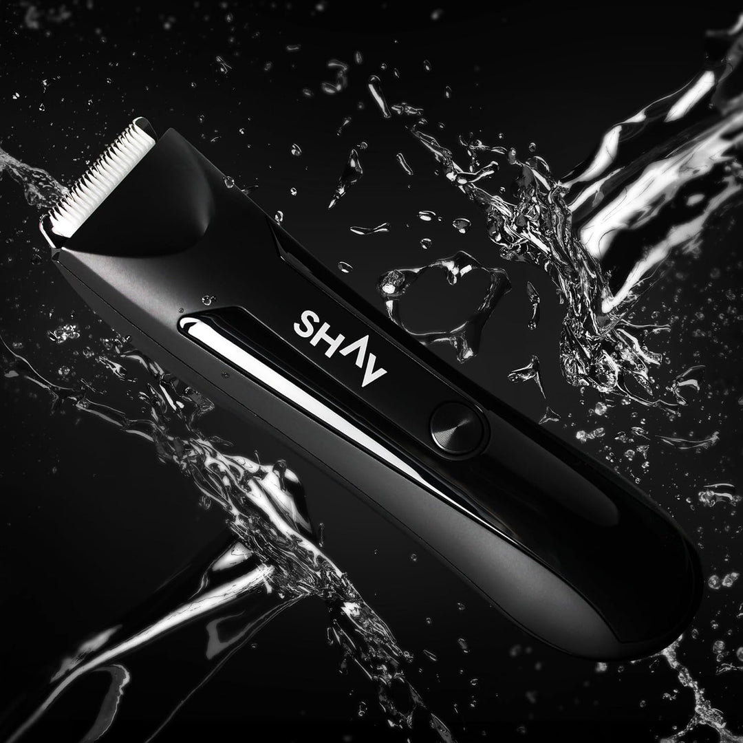 SHAV™ CutFree™ Intimrasierer für Männer Wasserdichter Elektrischer Trimmer, Nass/Trocken Haarschneid