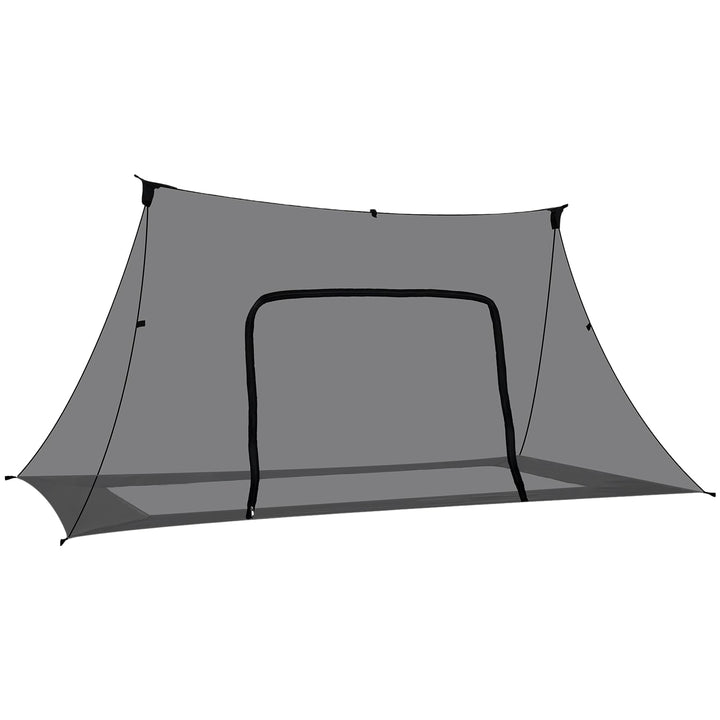 Onewind Camping Shelter mit Moskitonetz, Zelt Emergency Survival Shelter, leicht, wiederverwendbar,