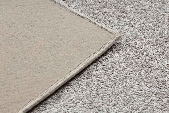rugsx Teppich Teppichboden Santa FE beige 33 eben, glatt, einfarbig, 350x400 cm 350x400 cm Beige San
