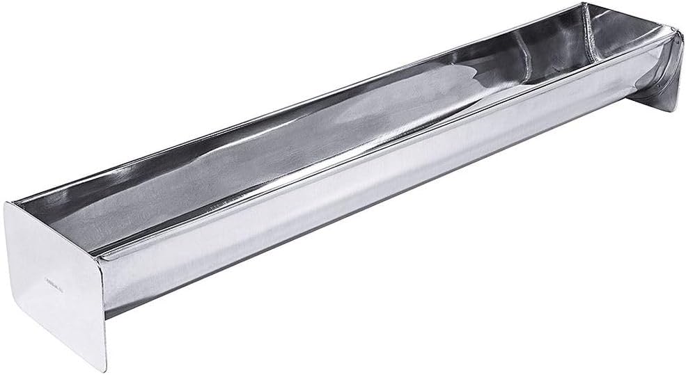 Contacto Terrinenform 50 cm 2000ml Edelstahl 18/10 Dachrinnenform, Gastro-Qualität, spülmaschinengee