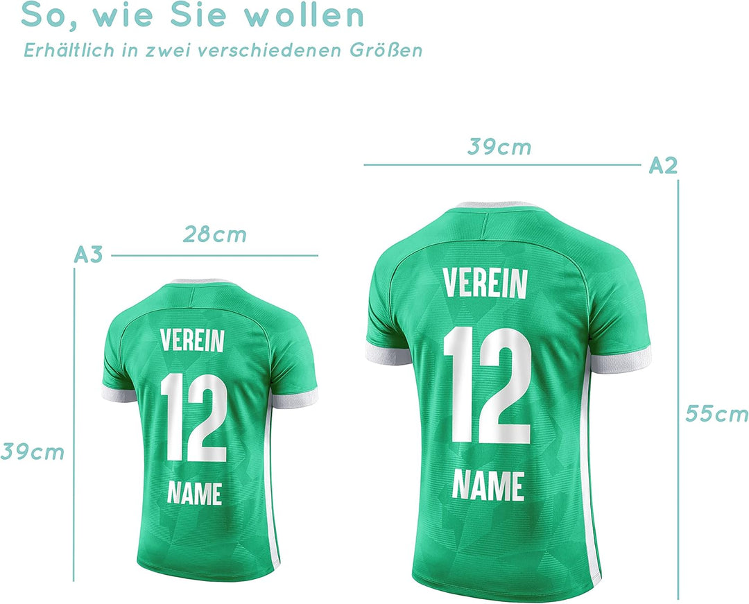 Elbeffekt Trikotlampe für Wien Fans aus Holz - personalisierbares Geschenk - schenke Dein individuel