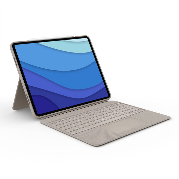 Logitech Combo Touch Tastatur-Case für iPad Pro 12,9 Zoll (5. und 6. Generation 2021, 2022) Abnehmba