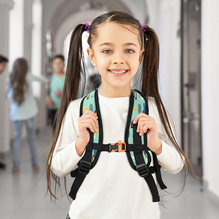 Mnsruu Nahtloser Kinderrucksack, Traktoren-Rucksack, Kleinkinder-Rucksack, Vorschultasche, Kindergar