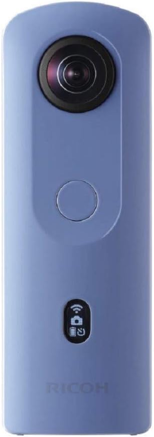 Ricoh Imaging RICOH Theta SC2 BLAU, 360°-Kamera mit Bildstabilisierung, hohe Bildqualität, High-Spee