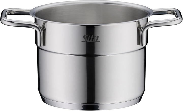 Silit Extra Cook Mini-Fleischtopf 12 cm mit Glasdeckel, Innenskalierung, breiter Schüttrand, qualita