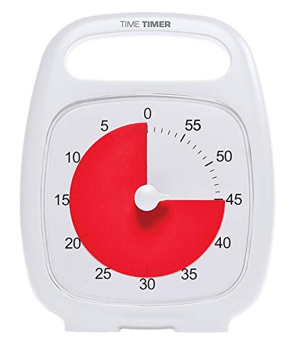 Time JAC5030 Timer PLUS 60 Minute Visueller Analog-Timer (weiss) Optionaler aktustischer Alarm (Laut