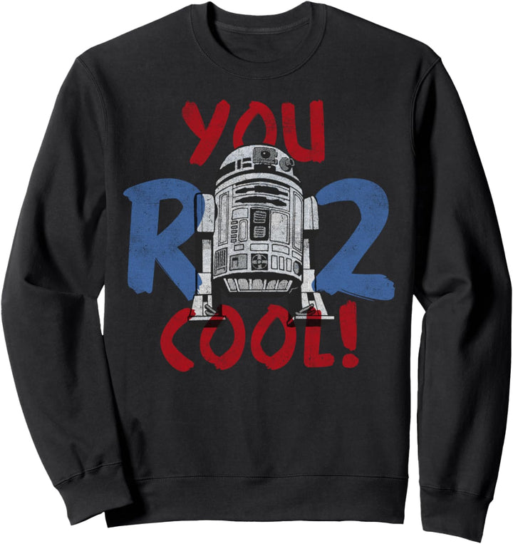 Star Wars R2-D2 You Are Too Cool Pun Text Sweatshirt