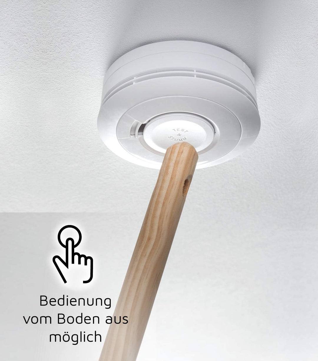 Ei Electronics Ei650 Rauchwarnmelder, Rauchmelder im 5er Set, Stand-alone-Gerät mit Batterie für 10