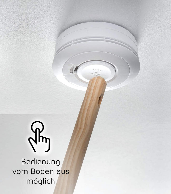 Ei Electronics Ei650 Rauchwarnmelder, Rauchmelder im 6er Set, Stand-alone-Gerät mit Batterie für 10