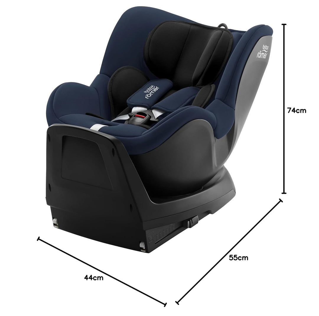 Britax Römer Reboarder DUALFIX PLUS, Inklusive Neugeboreneneinsatz und ISOFIX, für Kinder von 40-105