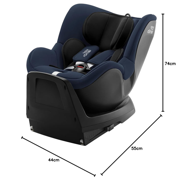 Britax Römer Reboarder DUALFIX PLUS, Inklusive Neugeboreneneinsatz und ISOFIX, für Kinder von 40-105