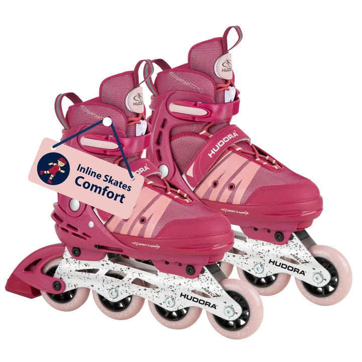 HUDORA Inlineskates Comfort, Softboot Inliner für Kinder, Jugendliche und Erwachsene - Verschiedene