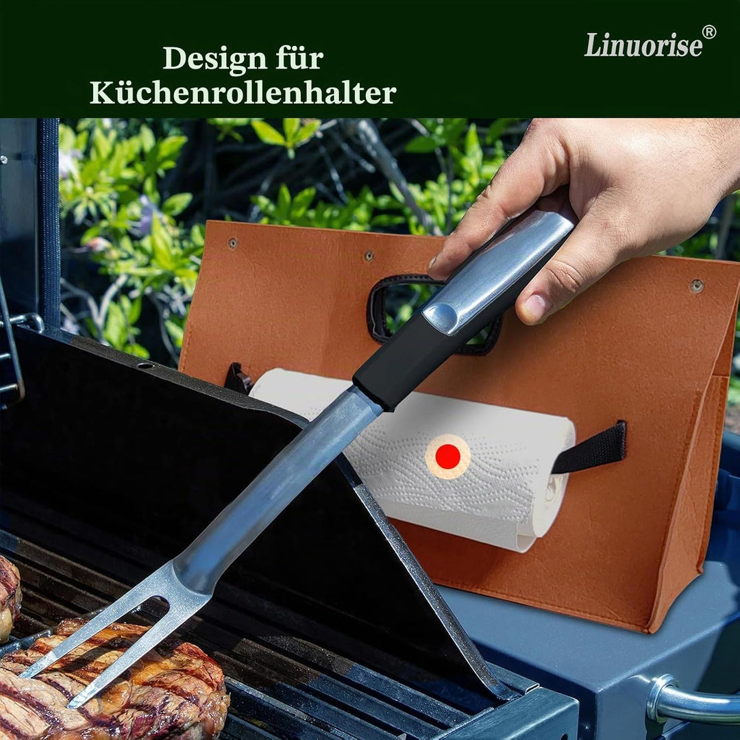 Werkzeugtasche für Grill Zubehör | Grillbesteck Aufbewahrungstasche | Aufbewahrung Grillzubehör | We