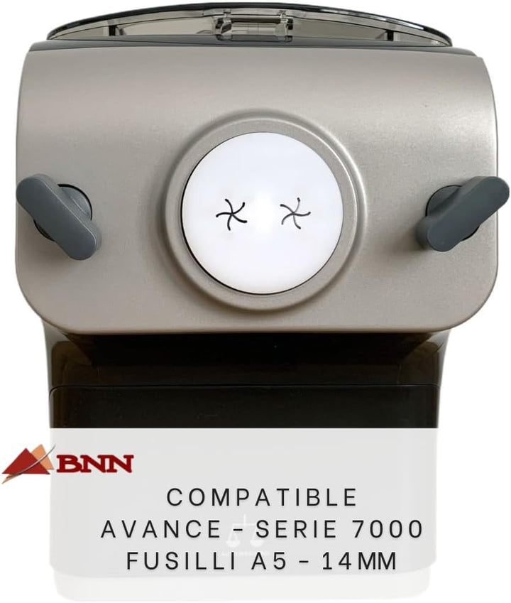 BNN - Avance/Serie 7000 - Fusilli A5 14mm ASFSA514 – Pasta Disc kompatibel mit Philips Pasta Maker A