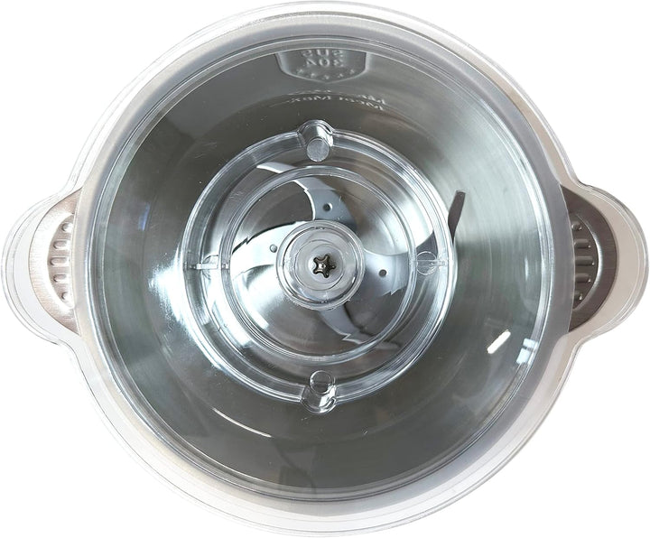 Zerkleinerer Küche Elektrisch,fleischwolf elektrisch, Mixer,300 W, 2L Edelstahlbehälter,2 Geschwindi