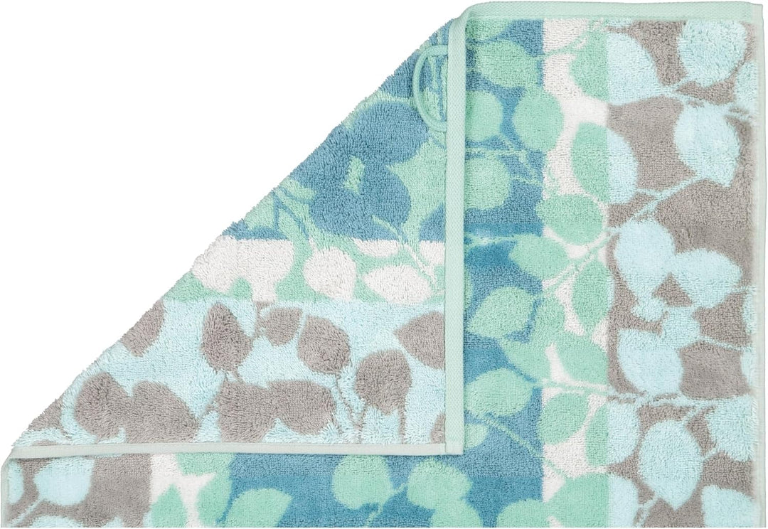 CAWÖ Home Handtücher Noblesse Harmony Floral 1086 Jade - 47 Duschtuch 80x160 cm, Duschtuch 80x160 cm