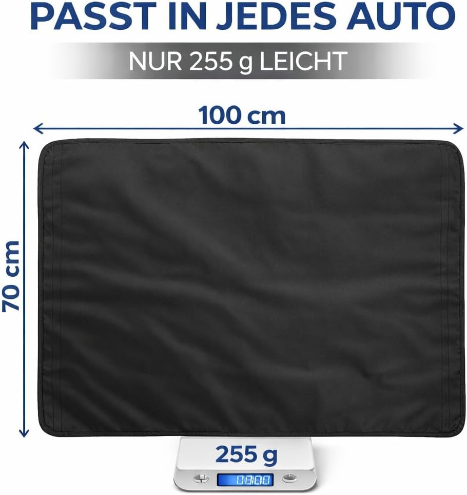 BigDean Ladekantenschutz Kofferraum 100x70 cm – Kofferraumschutz Auto Hund, Stossstangenschutz & Kof