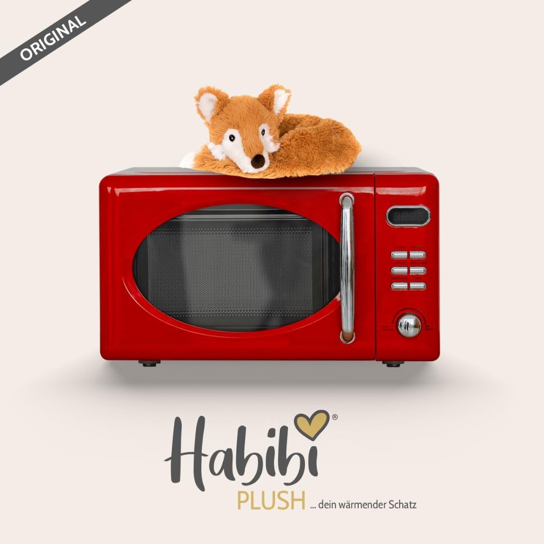 Habibi Plush Premium – 1740 Neck Warmer/Schal/Nackenhörnchen Fuchs f. Kinder und Erwachsene, herausn