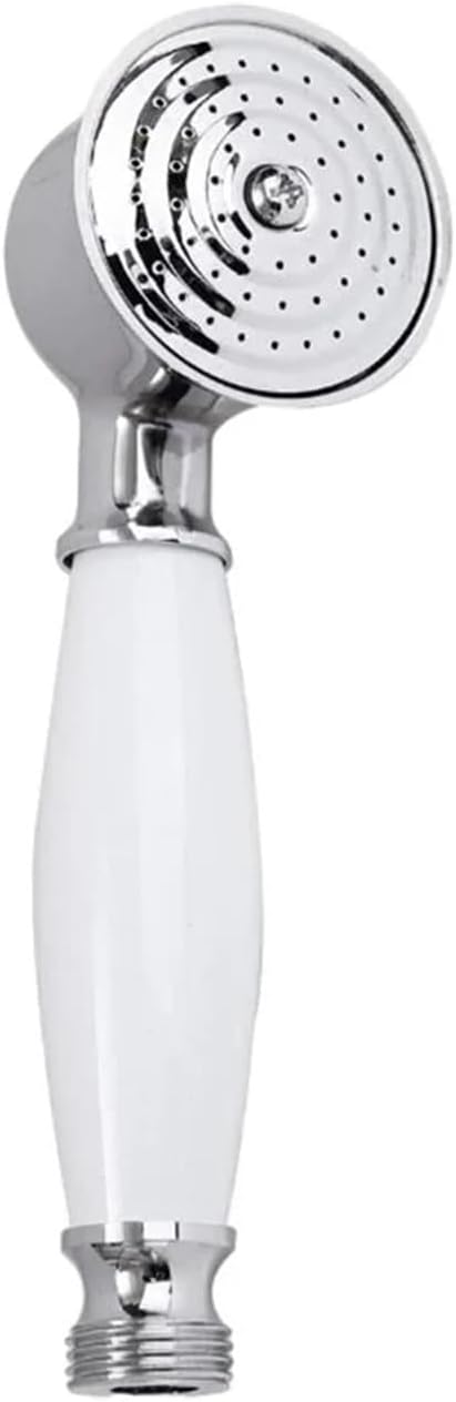 Retro Kupfer Handheld Shower Head Handbrause Brausekopf Duschkopf Silber, Silber
