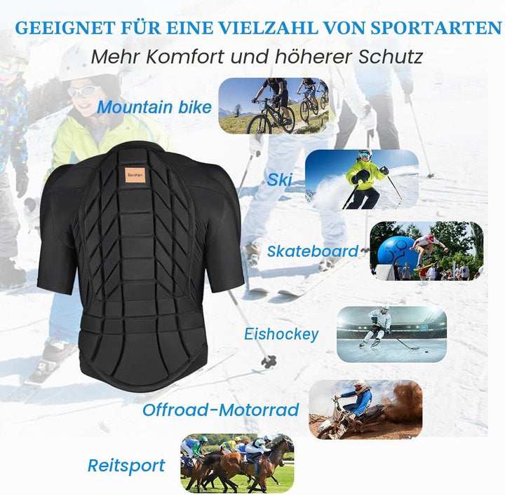BenKen Ultra Leichter Schutzausrüstung Ski Körper Panzer Rücken Protektor, Aussen- Sports Antikollis