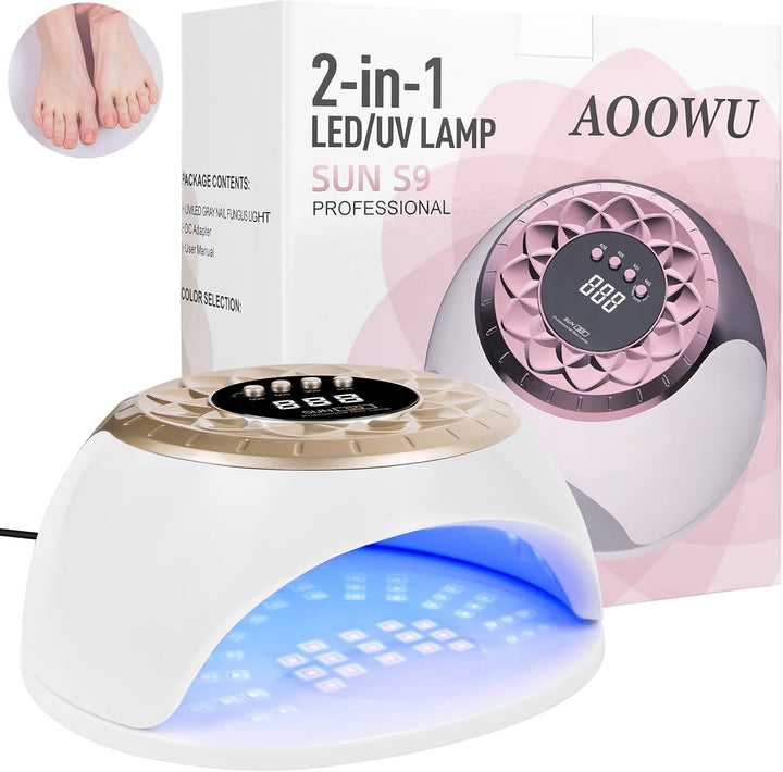 AOOWU Nagelpilz Laser Gerät, Nagelpilz-Laser, Gerät zur Reinigung und Pflege der Nägel für Zehennage