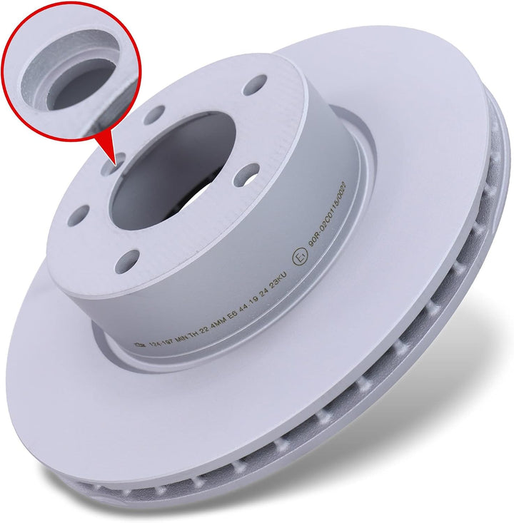 ATE Bremsenset Vorderachse inkl. Bremsscheiben vorne Ø 300 mm belüftet und Bremsbeläge vorne + Versc