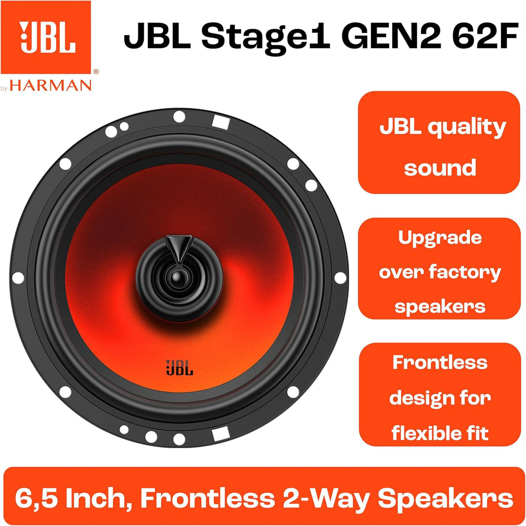 JBL Stage1 GEN2 62F Koaxial Lautsprecher Auto 165mm (6,5 Zoll): von Harman Kardon Car HiFi mit 50W R