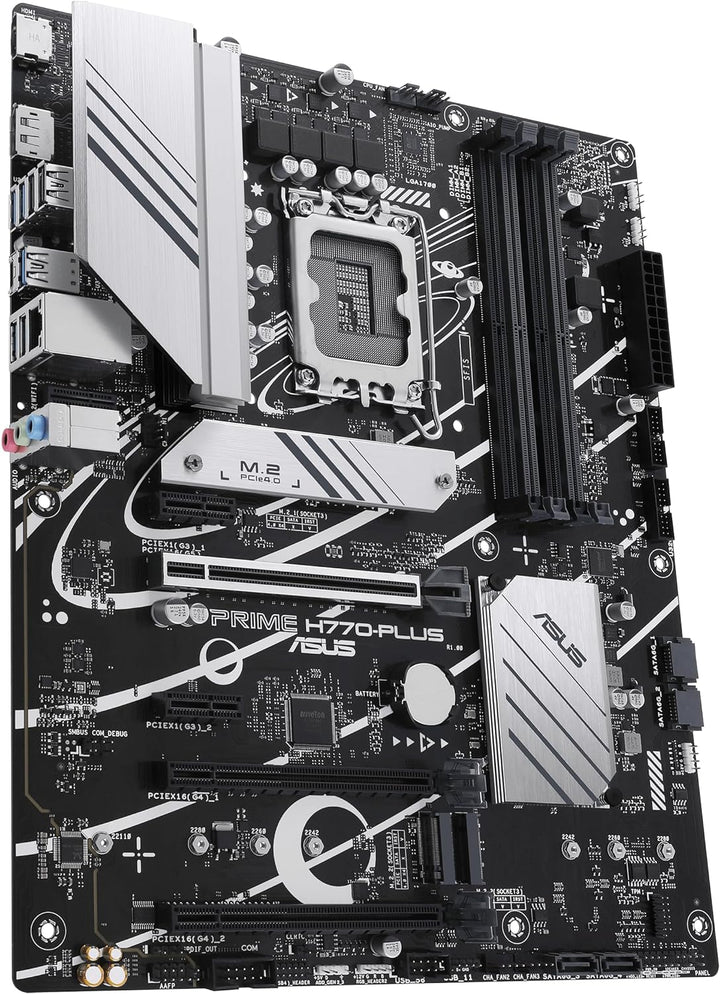 ASUS Prime H770-PLUS Gaming Mainboard Sockel Intel LGA 1700 (Intel H770, ATX, DDR5 Speicher, 3X PCIe