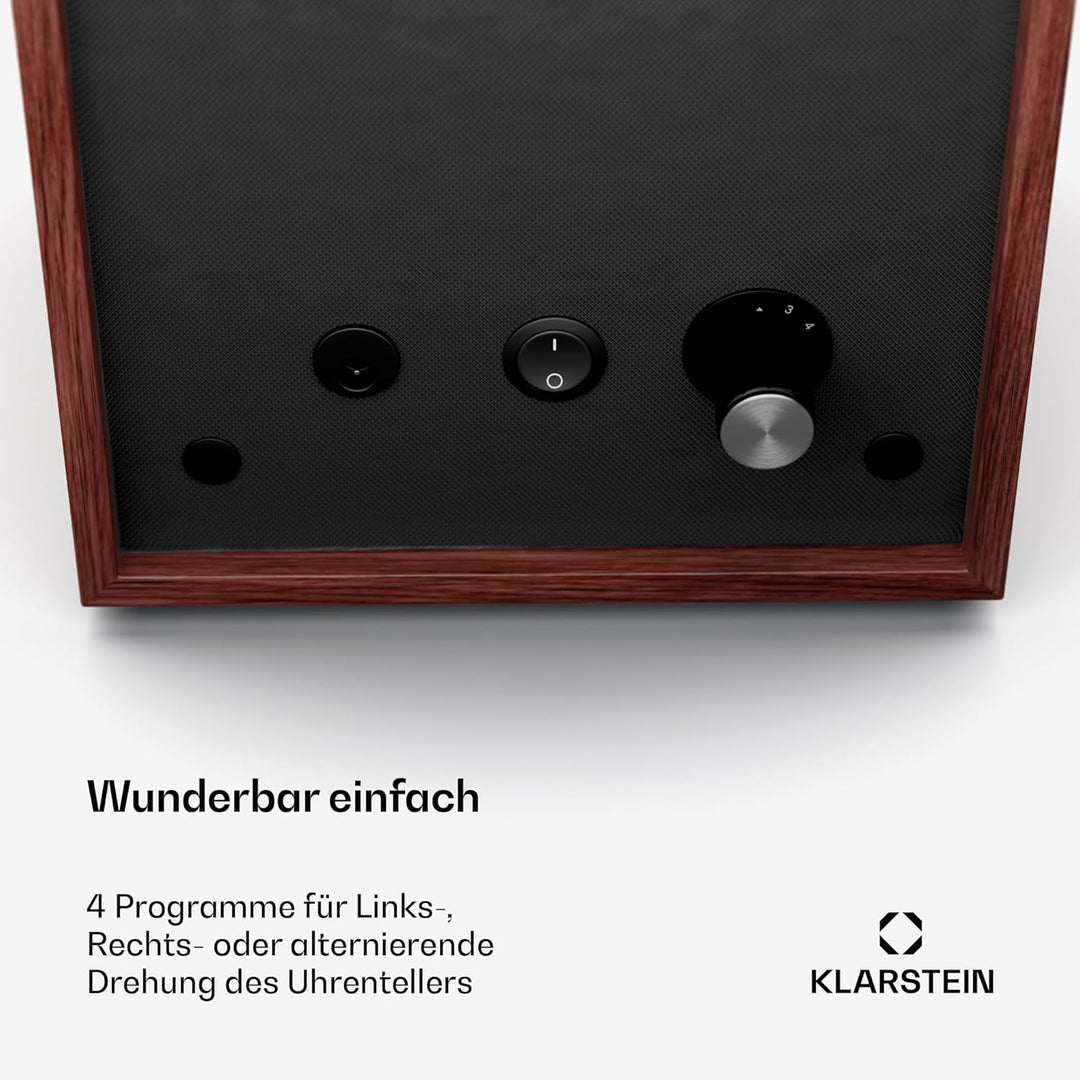 Klarstein Uhrenbeweger für Automatikuhren, Automatik-Uhrenbeweger für 1 Uhr mit Acryl-Tür, Automatis