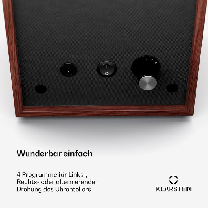Klarstein Uhrenbeweger für Automatikuhren, Automatik-Uhrenbeweger für 1 Uhr mit Acryl-Tür, Automatis