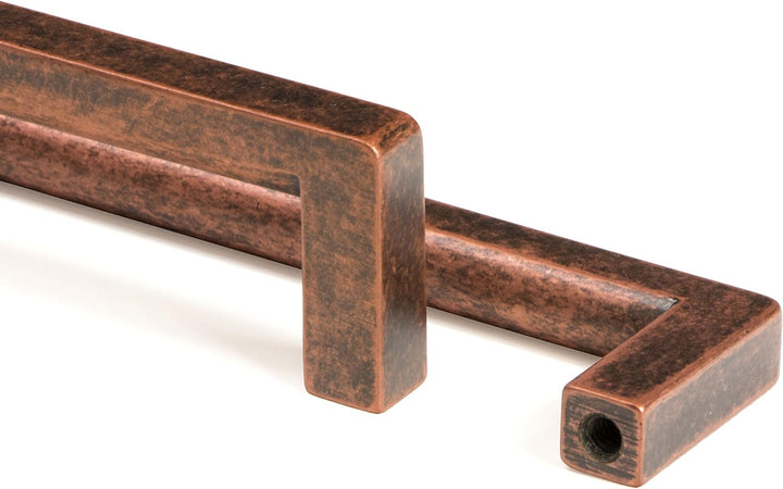 Gedotec Möbelgriff aus Vollmetal | 5 Stück Griffe für Küchenschränke inkl. Befestigungsmaterial | SI