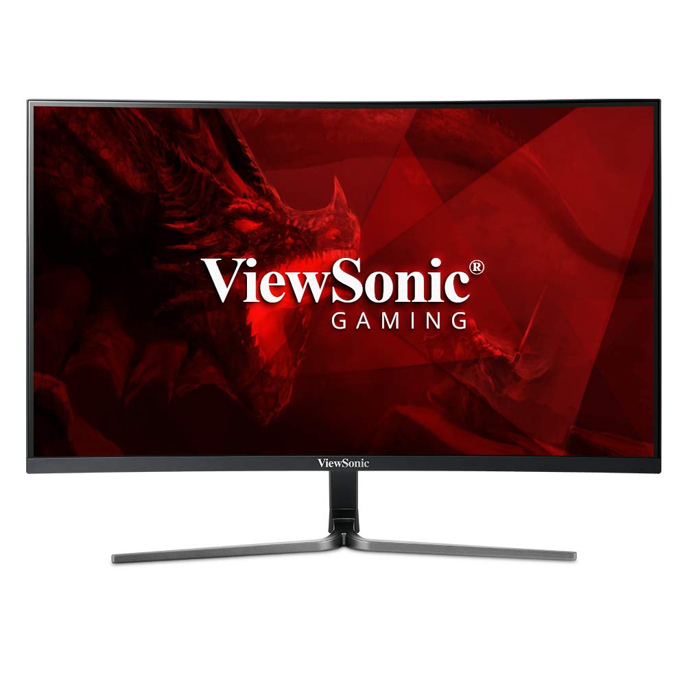 Viewsonic VX2458-C-MHD 60 cm (24 Zoll) Curved Gaming Monitor (Full-HD, FreeSync, 1 ms, 144 Hz, HDMI,