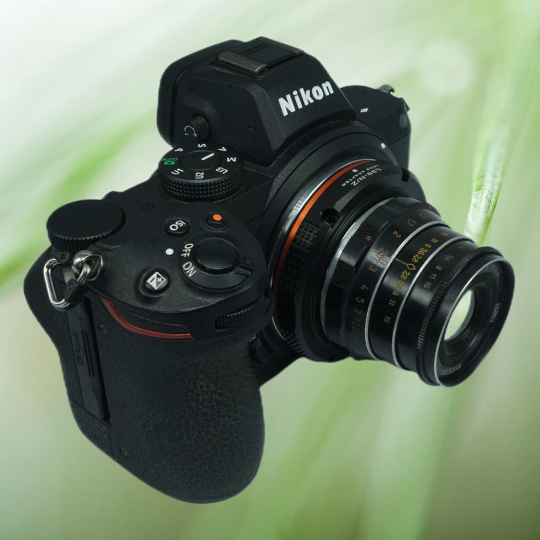PHOLSY Manueller Objektivadapter: Kompatibel mit Leica L39 M39 LTM Objektiv und Nikon Z Kameragehäus