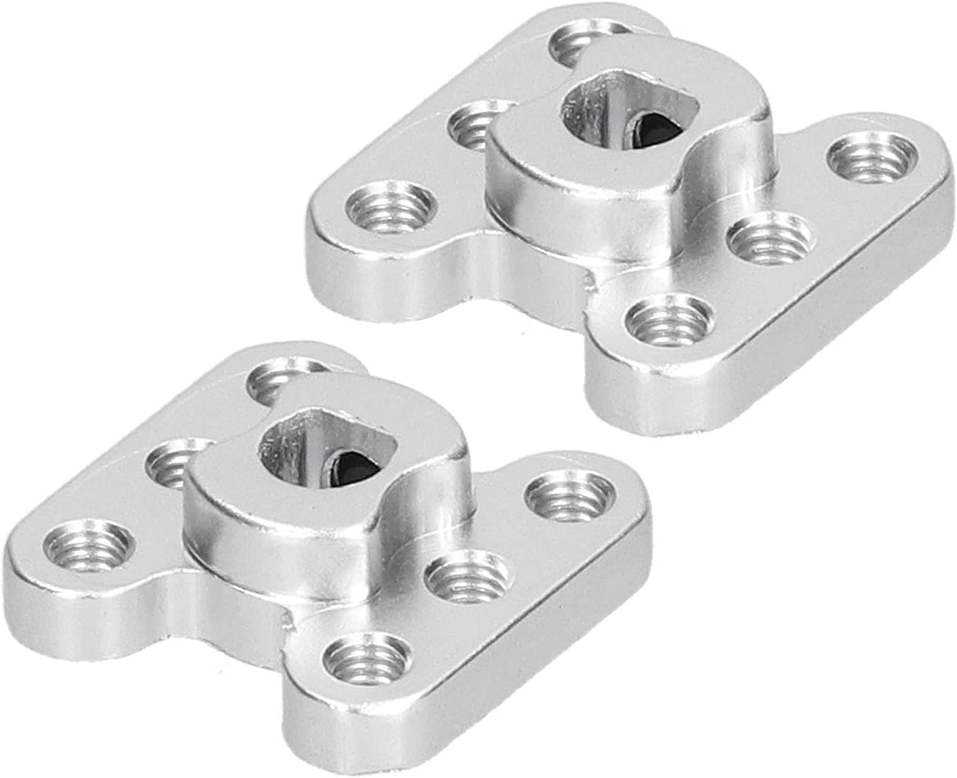 2Pcs Flansch Wellenkupplung Aluminiumlegierung 6mm D Loch Leichte Flanschkupplung Stecker Lagerbesch