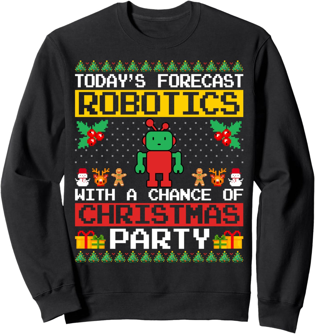 Robotics Engineer Christmas Party Robotics Xmas Ugly Style Sweatshirt