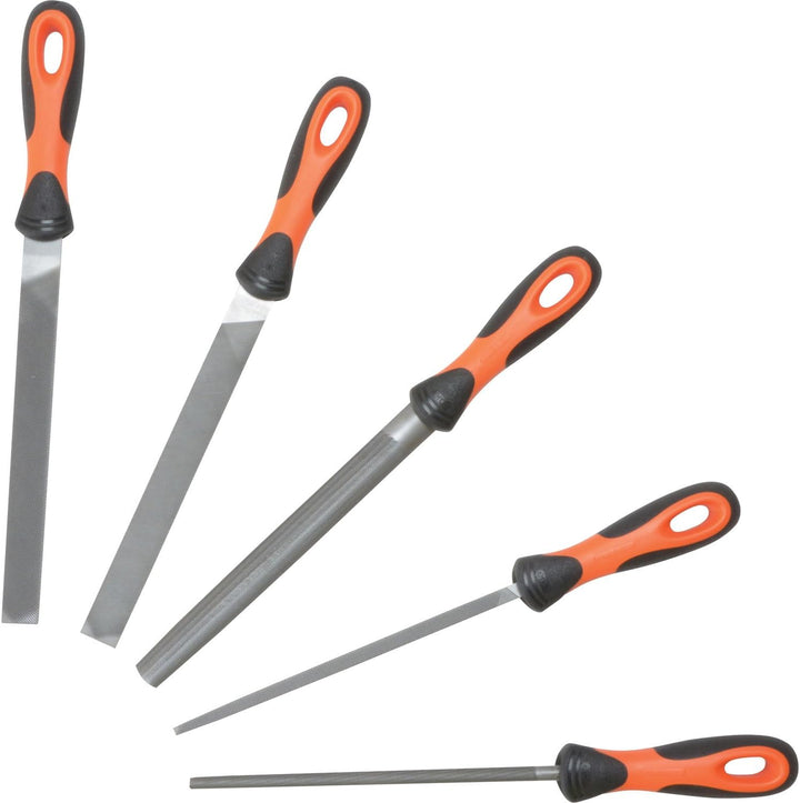 Bahco 1-478-08-1-2 Ergo Feilensatz 5-TLG 200mm Hieb 1 & 2 1St, 5PC 1 5PC, 1 5PC