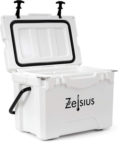 Zelsius Kühlbox 25 Liter | Coolbox | Tragbare Cooling Box ideal für Auto Camping Urlaub Angeln Freiz