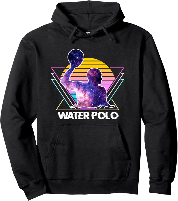 Wasserball Sport Retro Vintage Vaporwave 90er Jahre Pullover Hoodie