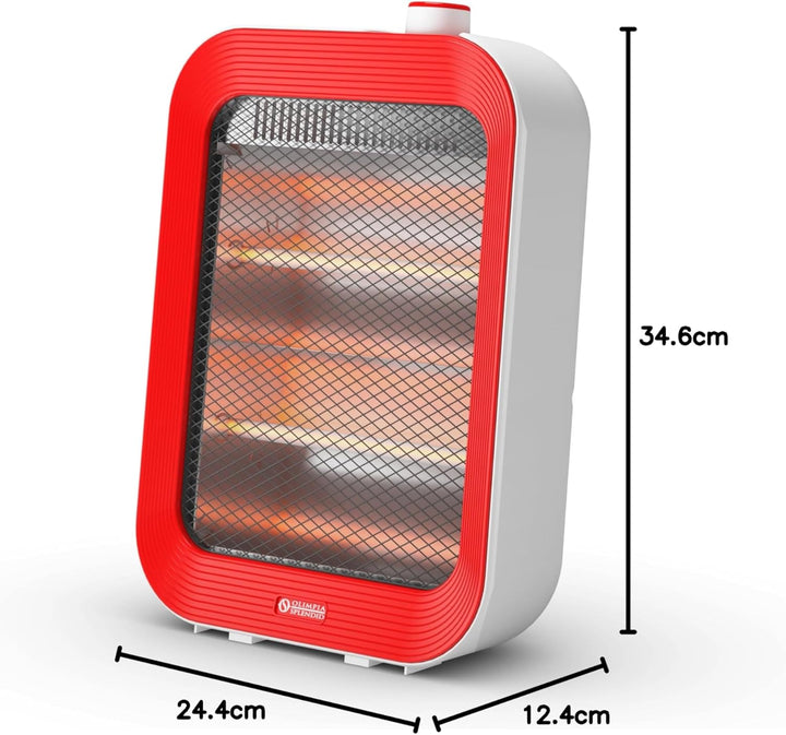 Olimpia Splendid Quarzia Slim R – Infrarot-Heizung mit Quarzlampen, bis zu 800W, sofortige & gleichm