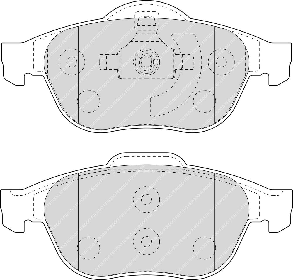 Ferodo FDB1541 PREMIER Bremsbelagsatz, Scheibenbremse - (4-teilig) - (4 Stück)