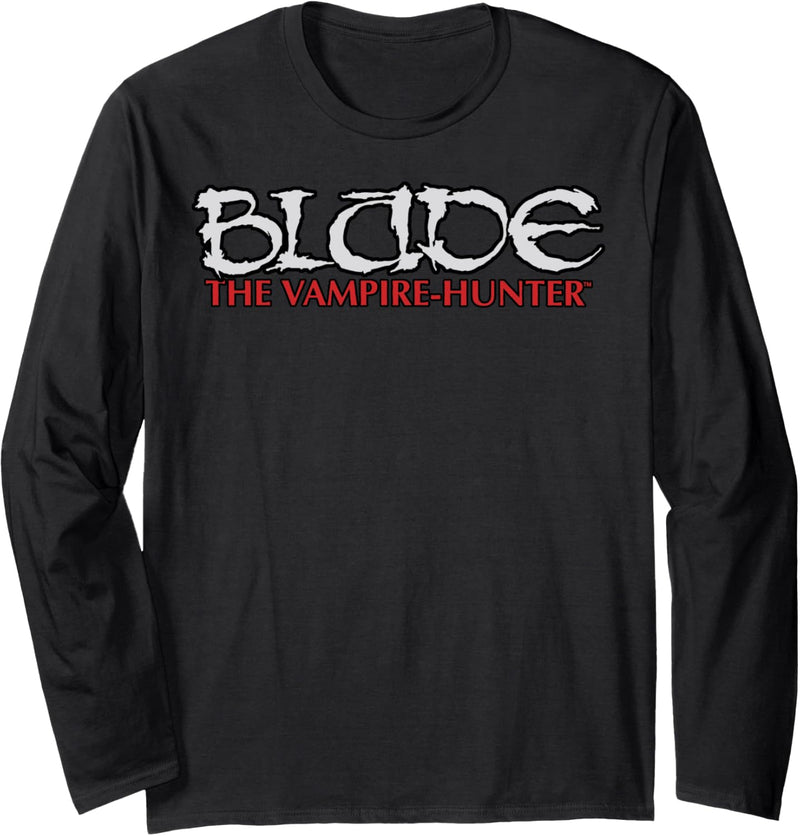 Marvel Blade The Vampire Hunter Logo Langarmshirt