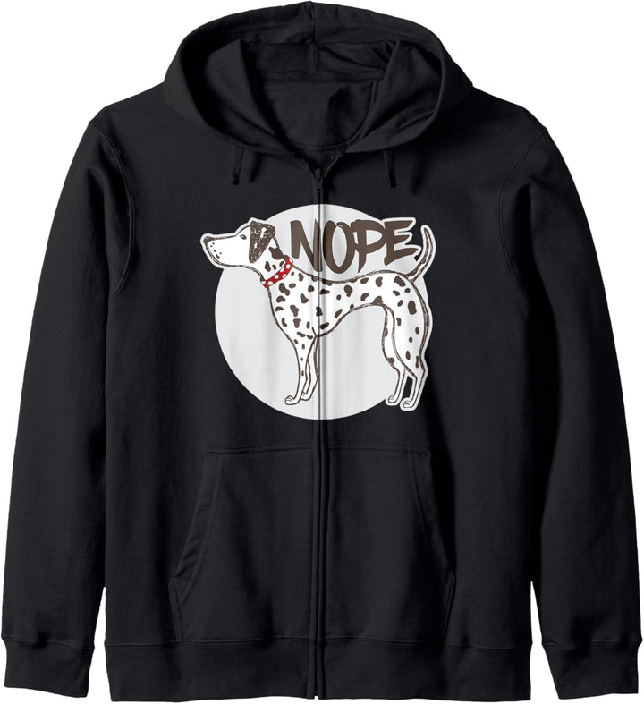 Nope Lazy Dalmatiner Dalmatiner Kapuzenjacke