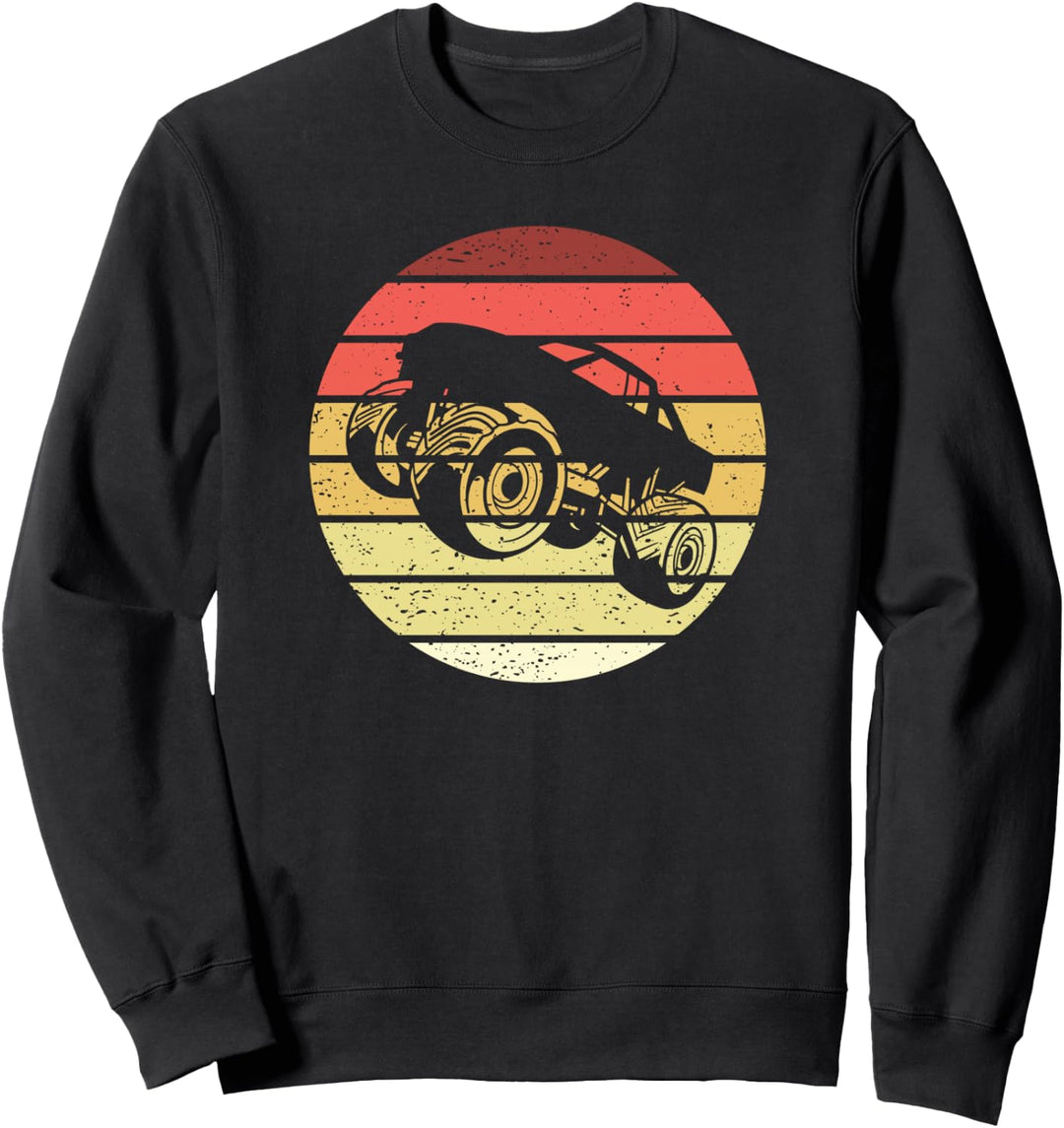 Monster Truck Retro Style Vintage Sweatshirt