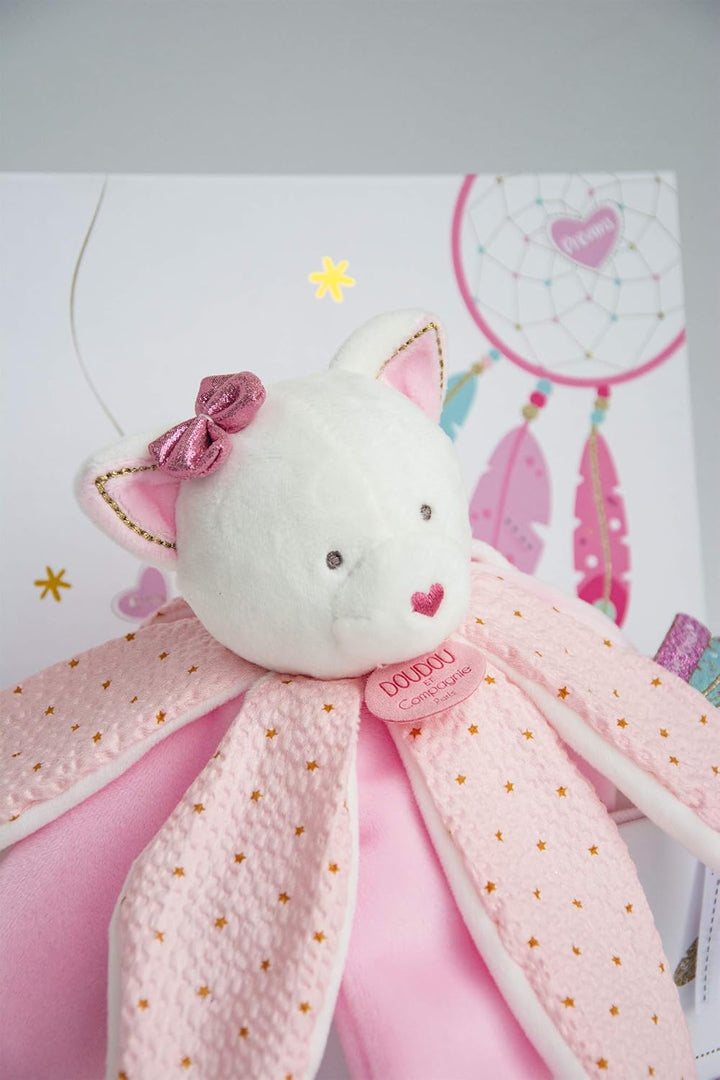 Doudou et Compagnie DC3550 ATTRAP-Reve - CAT pet doudou, rosa, Uni