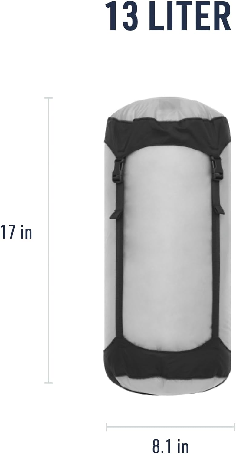 Sea to Summit Ultra-SIL Kompressionssack, ultraleichte Outdoor- und Reiseaufbewahrung High Rise 13 L