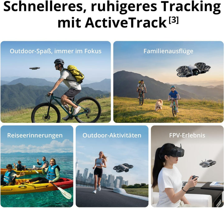 DJI Neo 2 Fly More Combo (nur Drohne), 4K-Drohne für Einsteiger, Start und Landung auf der Handfläch